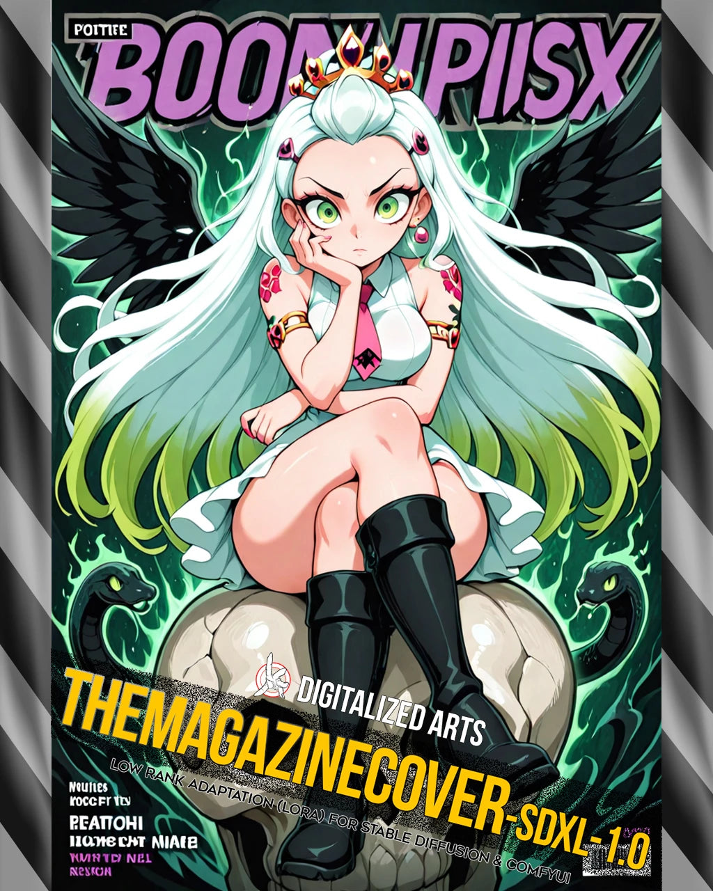 DigitalizedArts MagazineCover - Urban Anime & Streetwear Poster LoRA