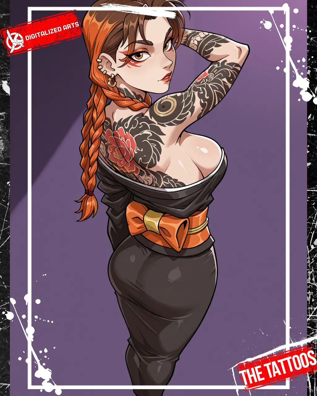 DATheTattooXL-1.0 - Full Back Japanese Irezumi & Stylized Anime Body Art SDXL & Illustrious XL LoRA Suite