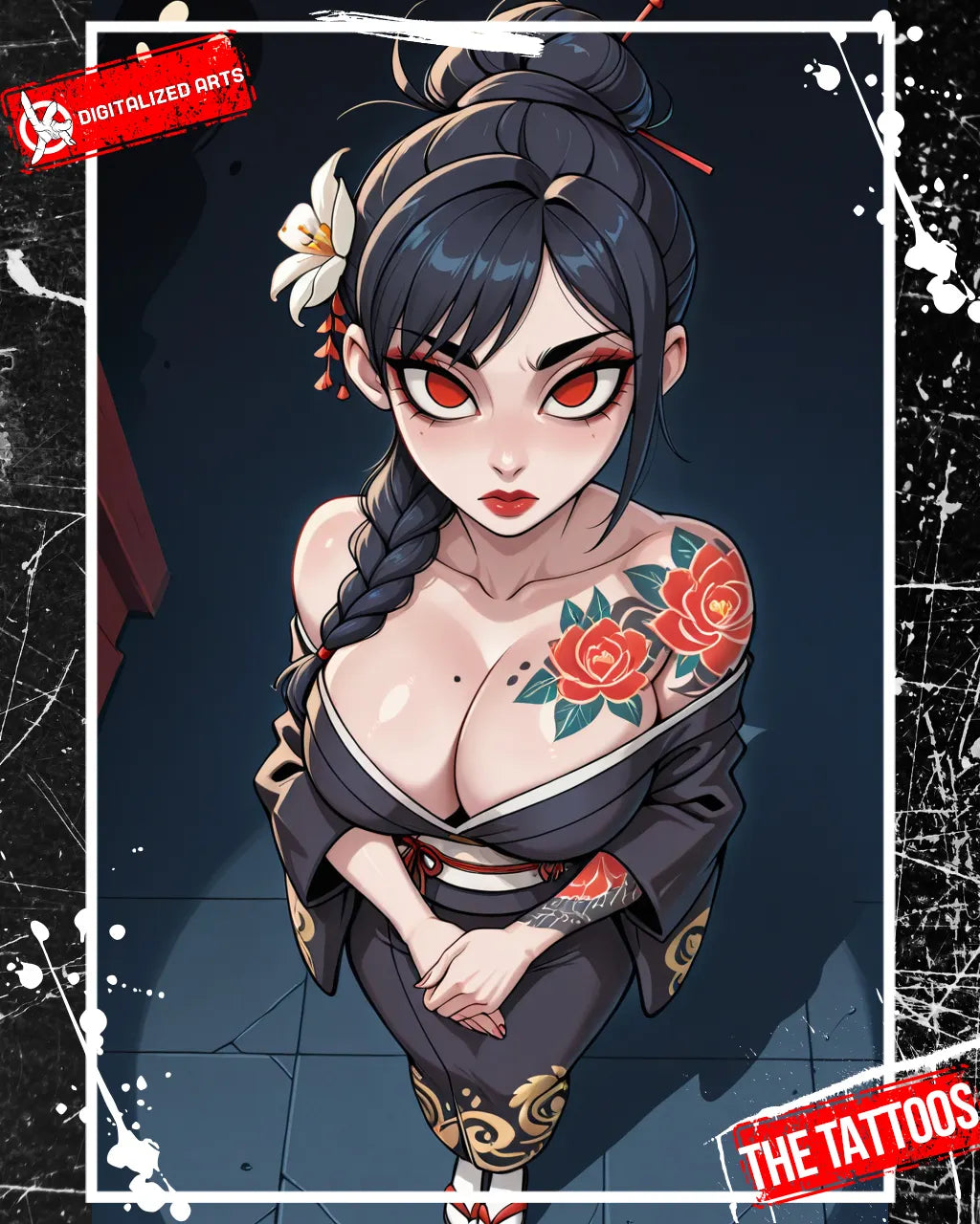 DATheTattooXL-1.0 - Full Back Japanese Irezumi & Stylized Anime Body Art SDXL & Illustrious XL LoRA Suite