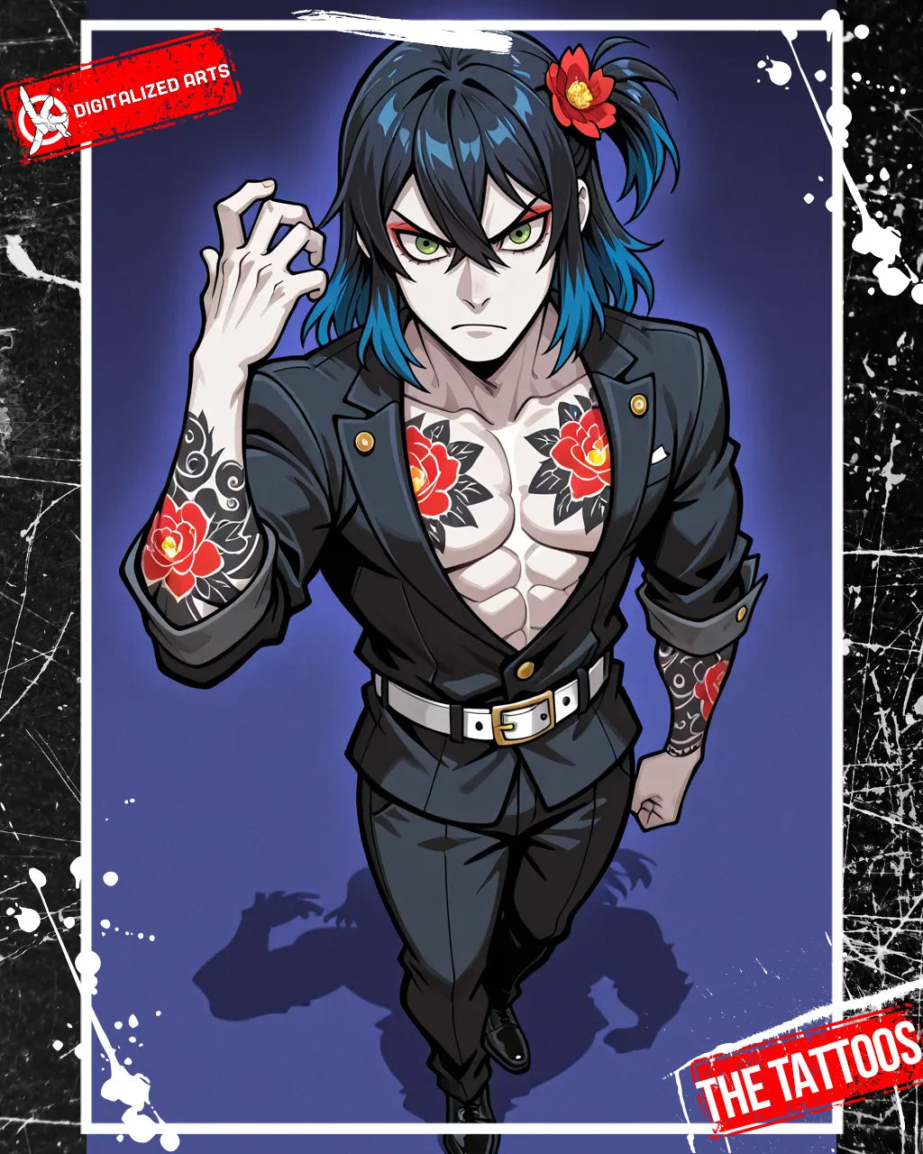 DATheTattooXL-1.0 - Full Back Japanese Irezumi & Stylized Anime Body Art SDXL & Illustrious XL LoRA Suite