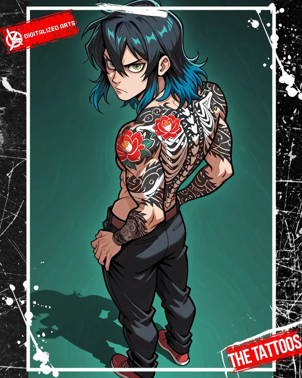 DATheTattooXL-1.0 - Full Back Japanese Irezumi & Stylized Anime Body Art SDXL & Illustrious XL LoRA Suite