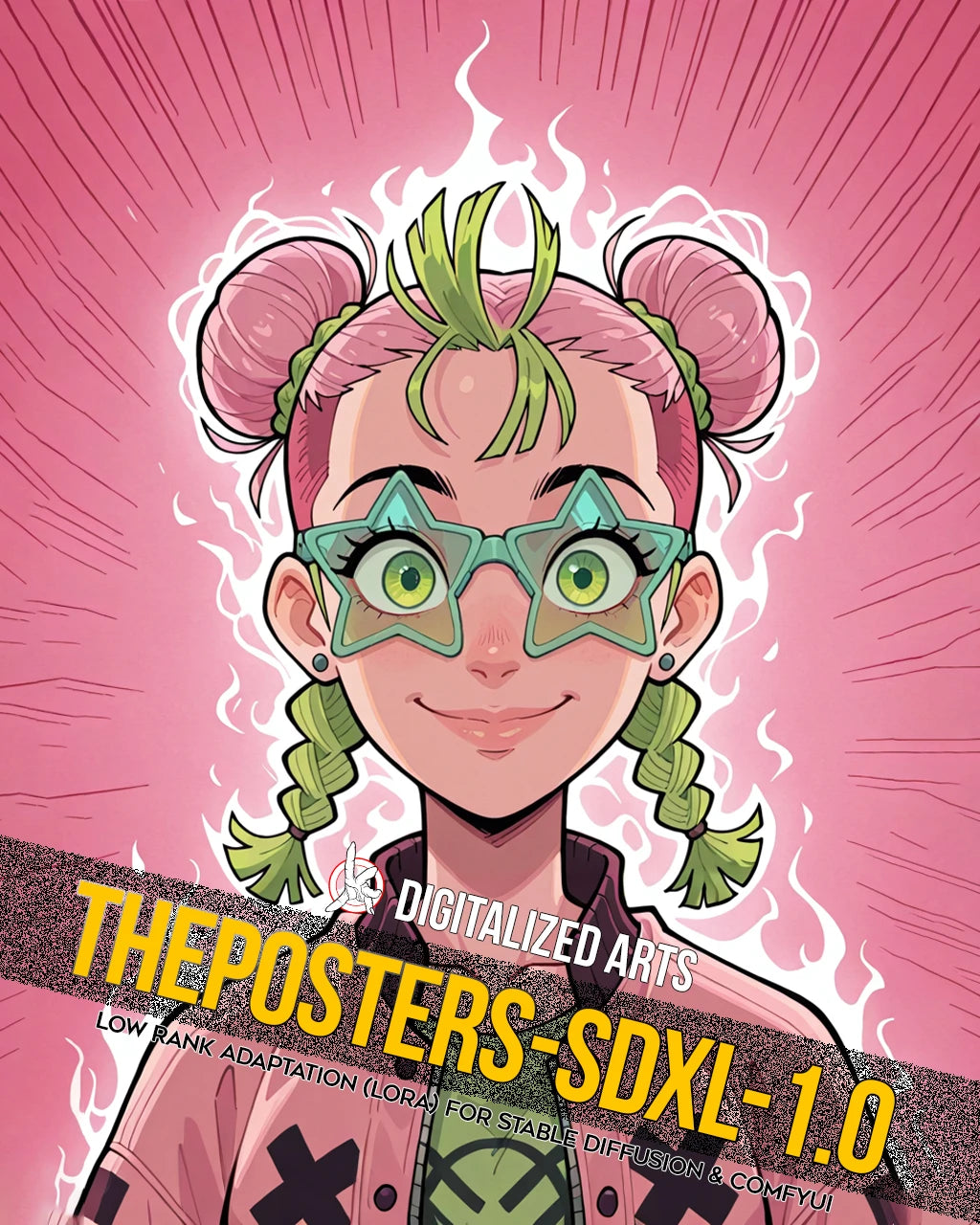 DAPostersXL - Ultimate Graphic Poster & Anime Aesthetic LoRA Suite (v1.0 - v7.0)