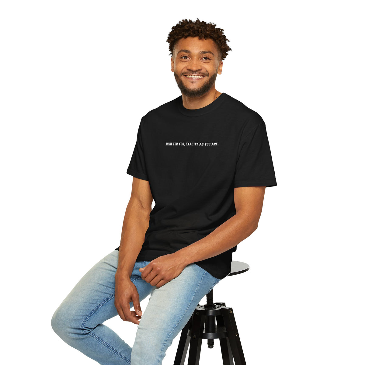 F&BPD - Android 18 Here For You Mental Health Support Tee | Dragon Ball Z Inspirational Anime Shirt