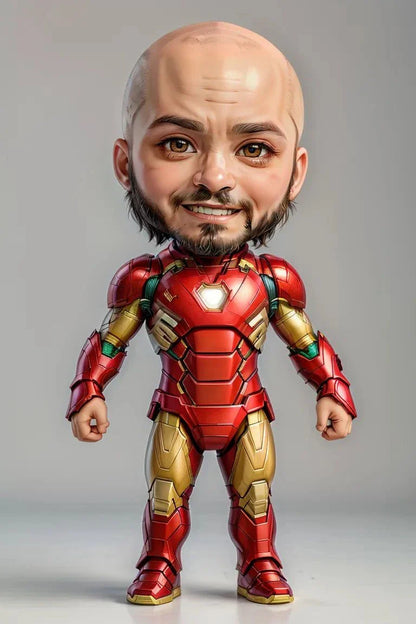 Custom A.I. art of a person as a superhero character, showcasing personalized digital transformation.