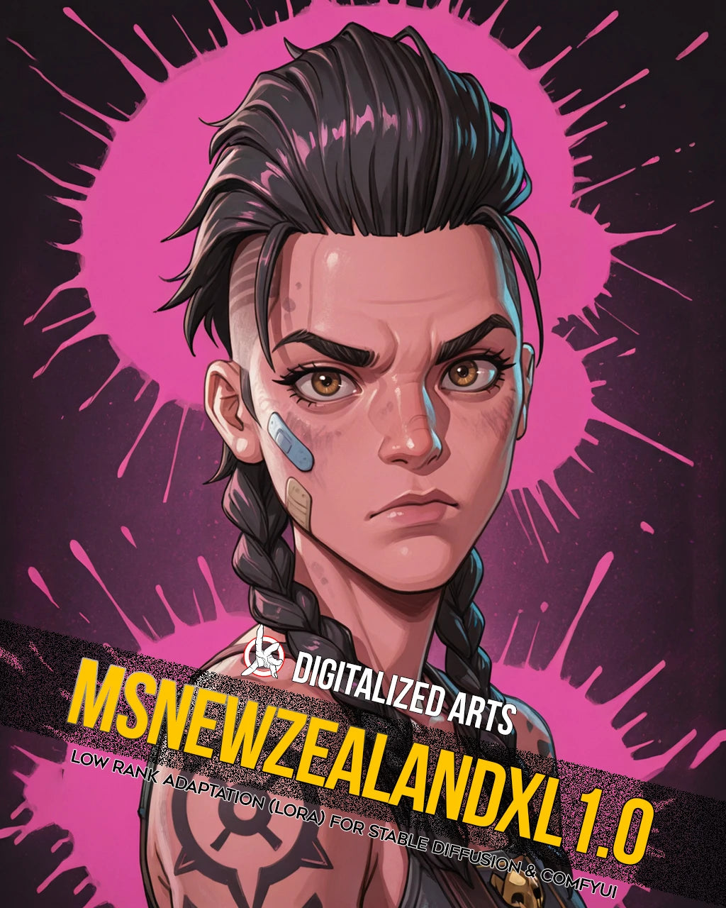 DigitalizedArts MsNewZealand (Mad Maggie) - Apex Legends Character Concept LoRA