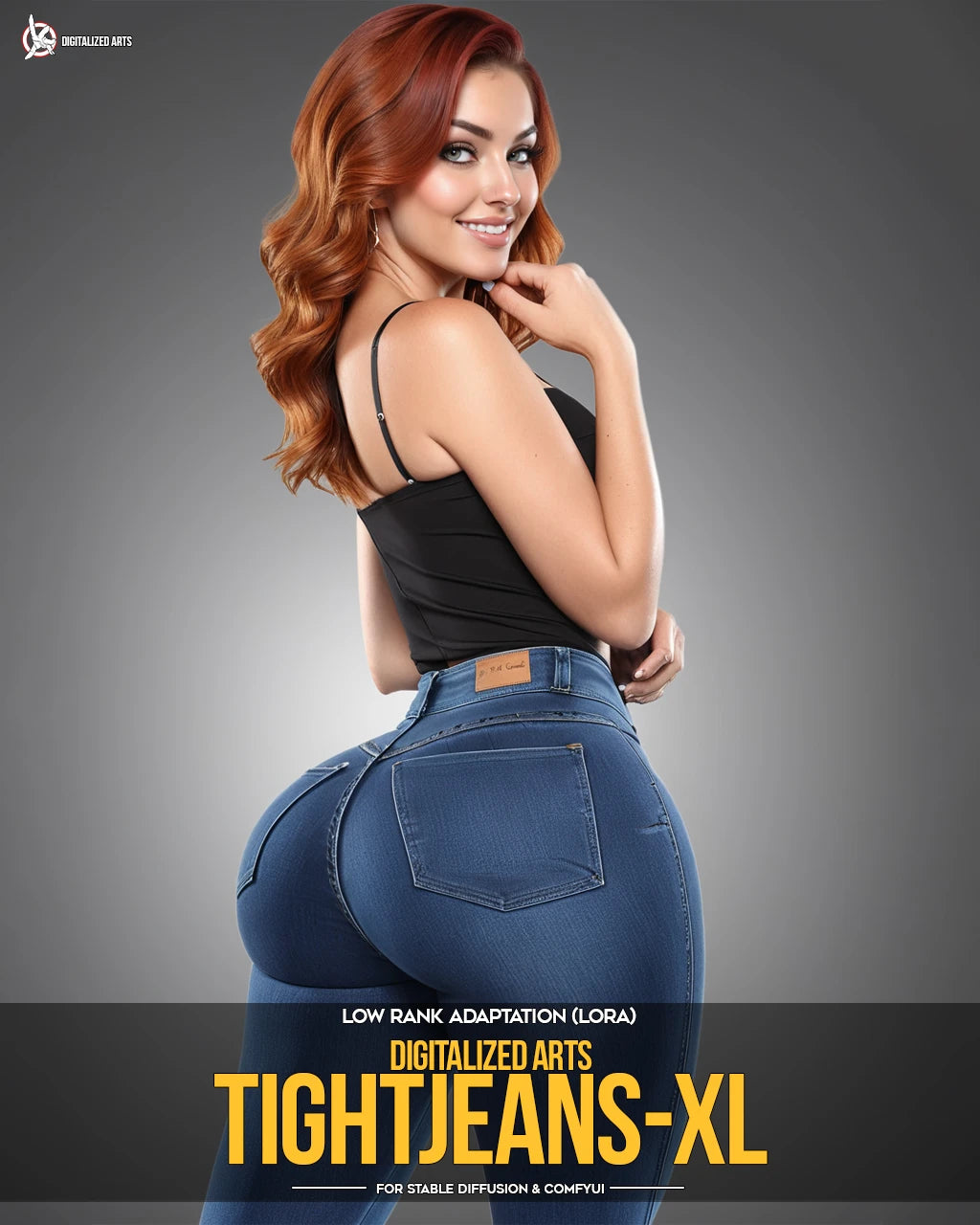 DigitalizedArtsTightJeans - Specialized Denim Wardrobe & Figure Fit Utility LoRA