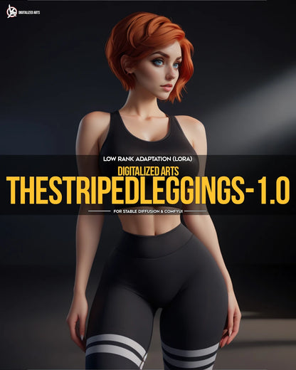 DigitalizedArts StripedLeggings - Professional Apparel & Pattern Overlay LoRA