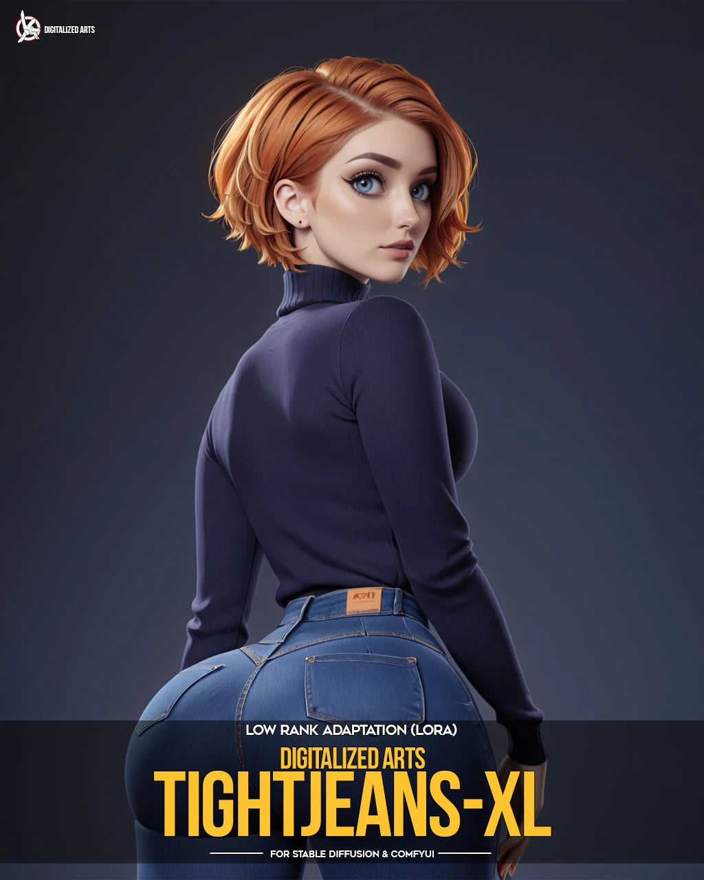 DigitalizedArtsTightJeans - Specialized Denim Wardrobe & Figure Fit Utility LoRA
