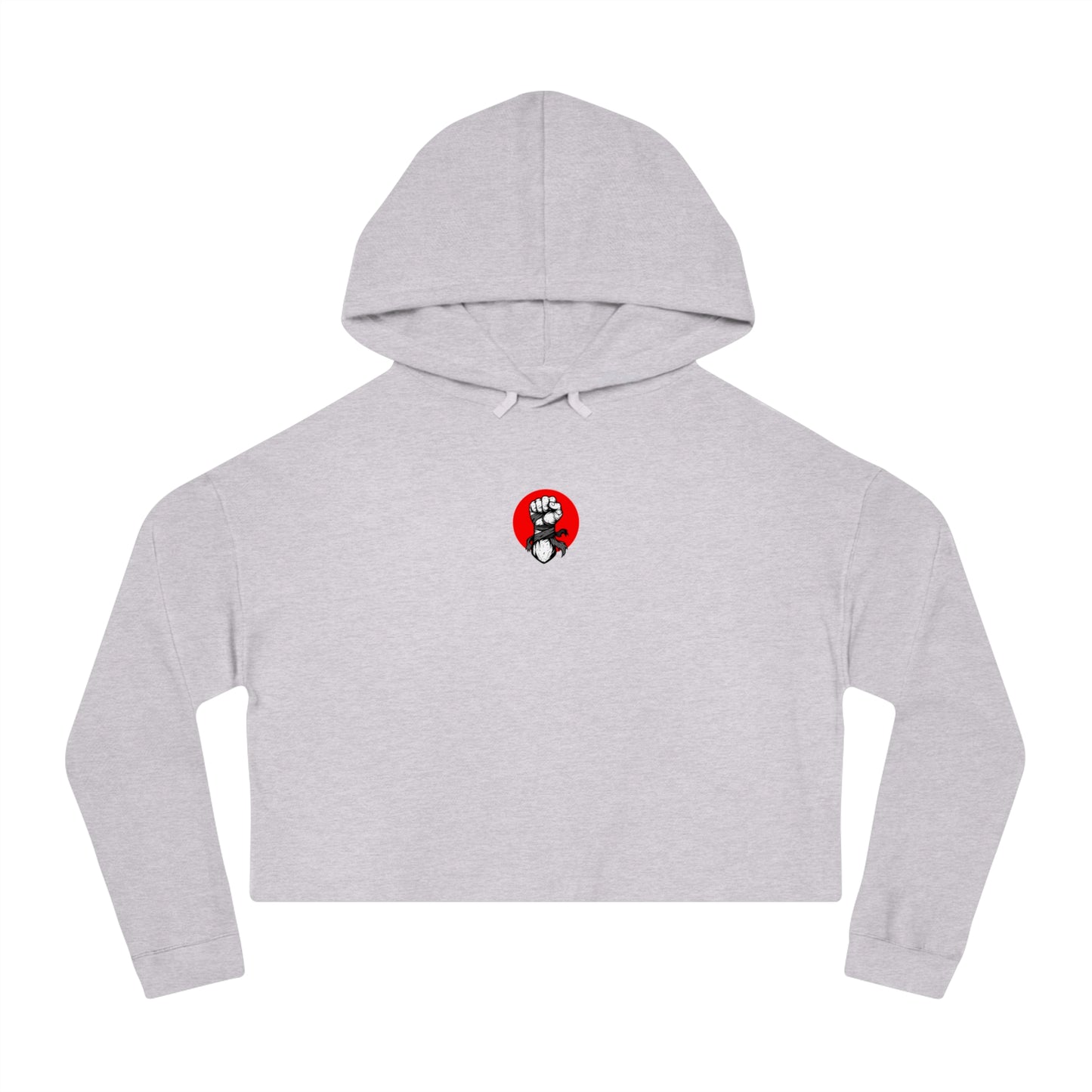 Fighter Survivor Still Here Cropped Hoodie – Women’s Mental Health Awareness Sweatshirt
