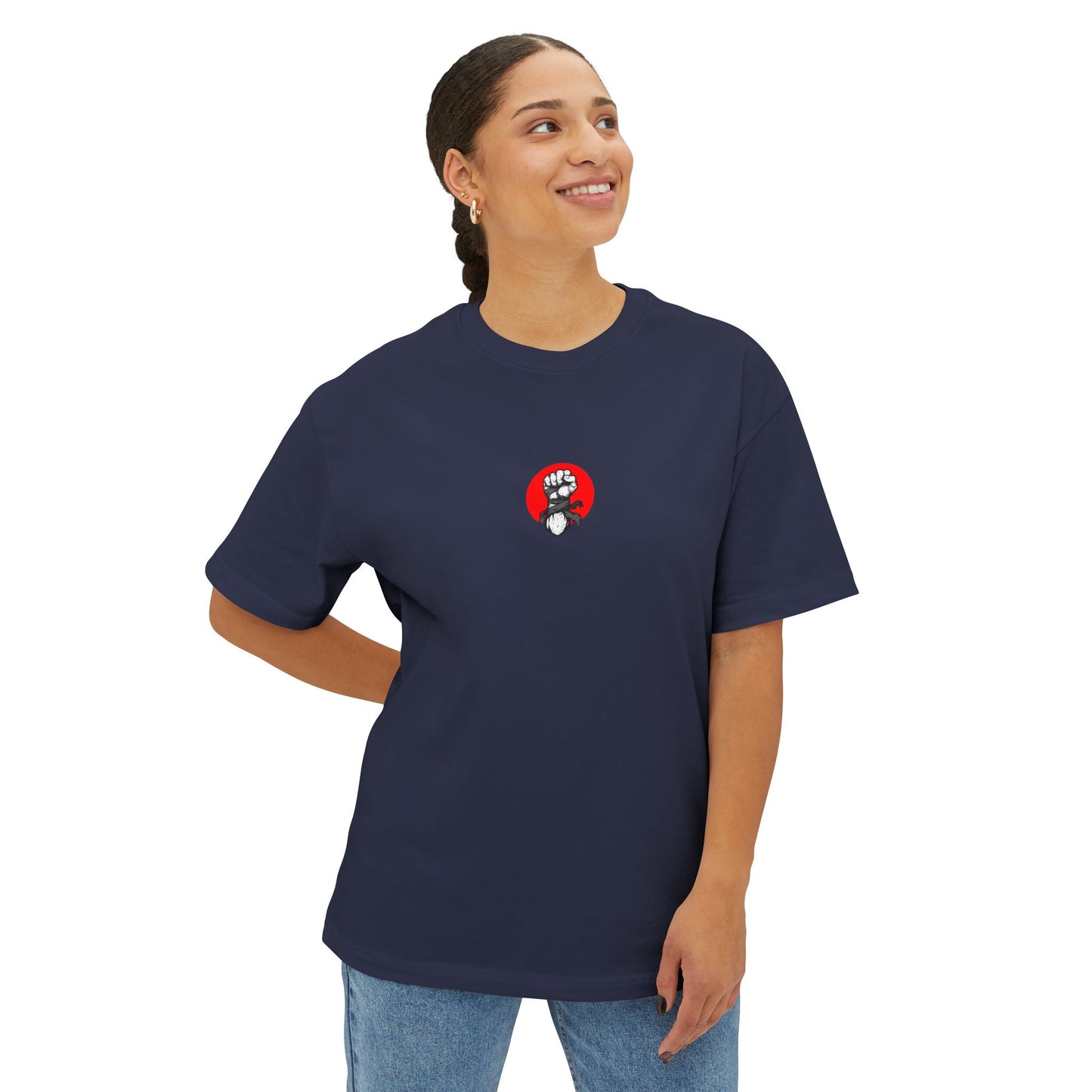 F&BPD - Fighter Survivor Still Here Oversized T-Shirt – Unisex Mental Health Statement Tee