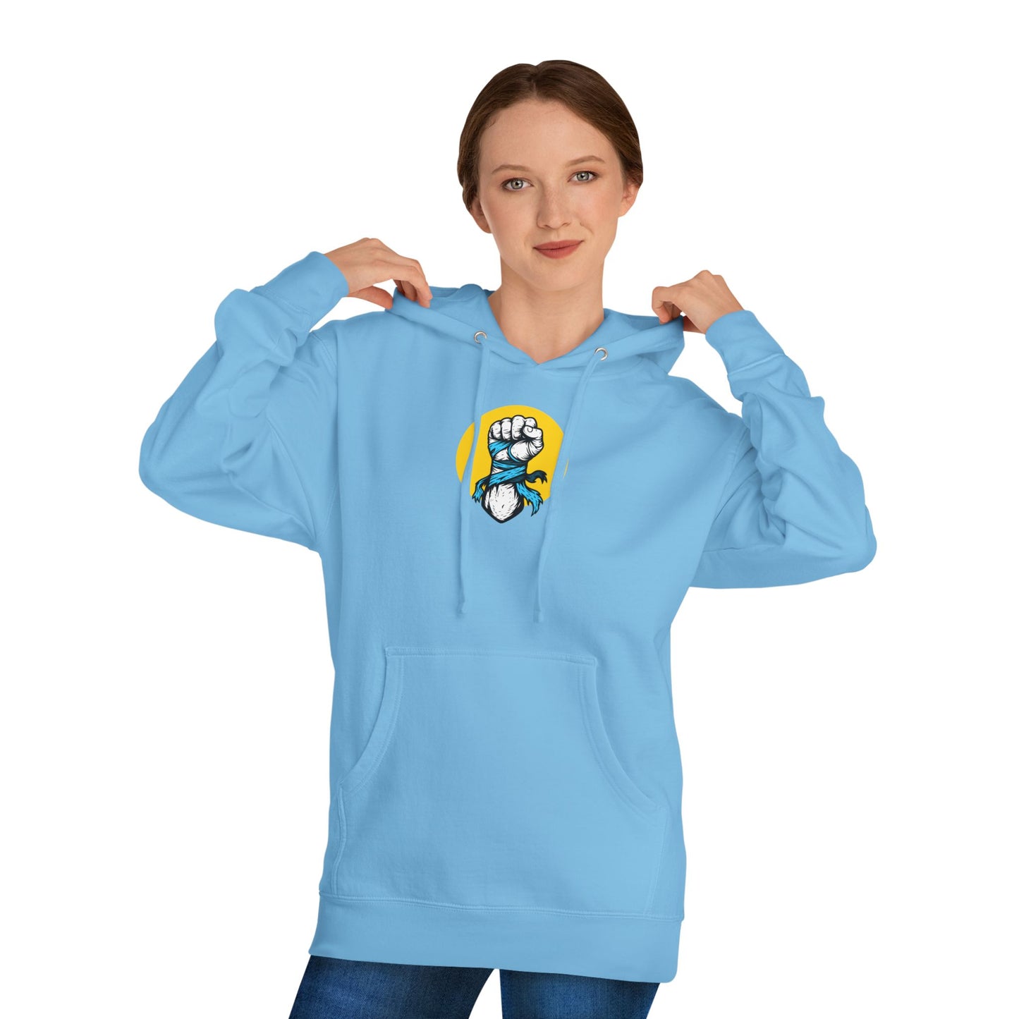 Unisex Hoodie: Fighter Survivor Still Here