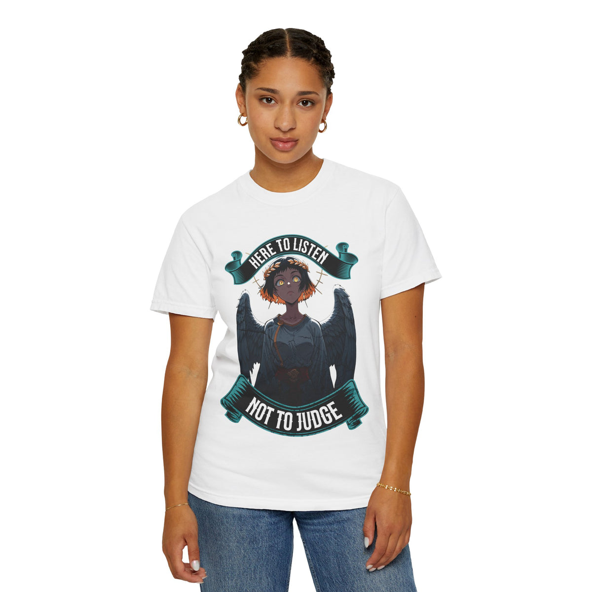 FPD - Angel Guardian Mental Health Support Tee | Inspirational Safe Space Shirt
