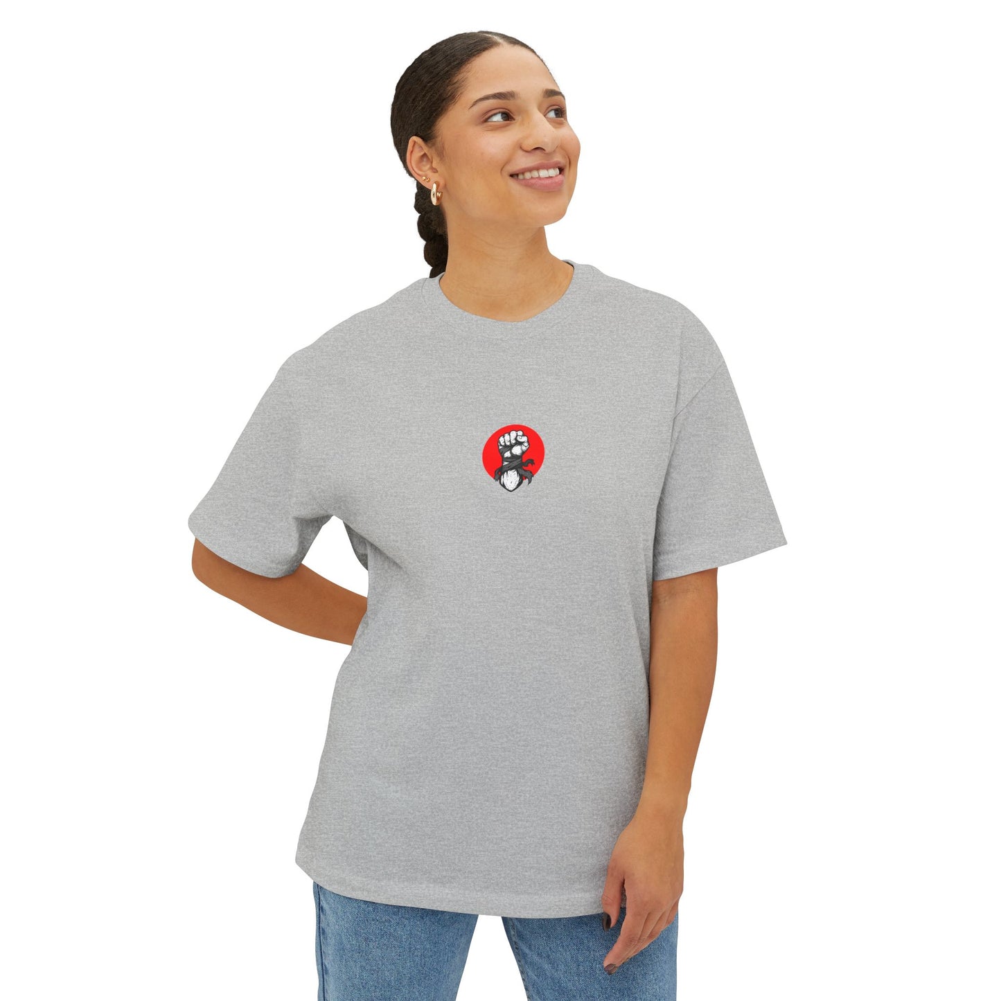 F&BPD - Fighter Survivor Still Here Oversized T-Shirt – Unisex Mental Health Statement Tee