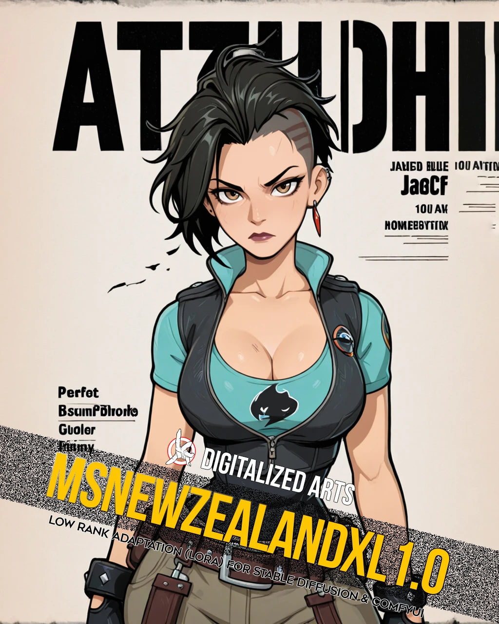 DigitalizedArts MsNewZealand (Mad Maggie) - Apex Legends Character Concept LoRA