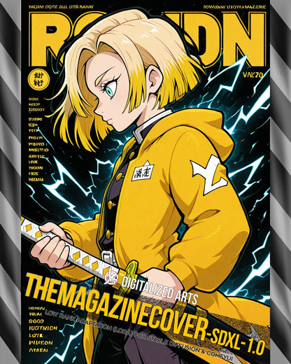DigitalizedArts MagazineCover - Urban Anime & Streetwear Poster LoRA