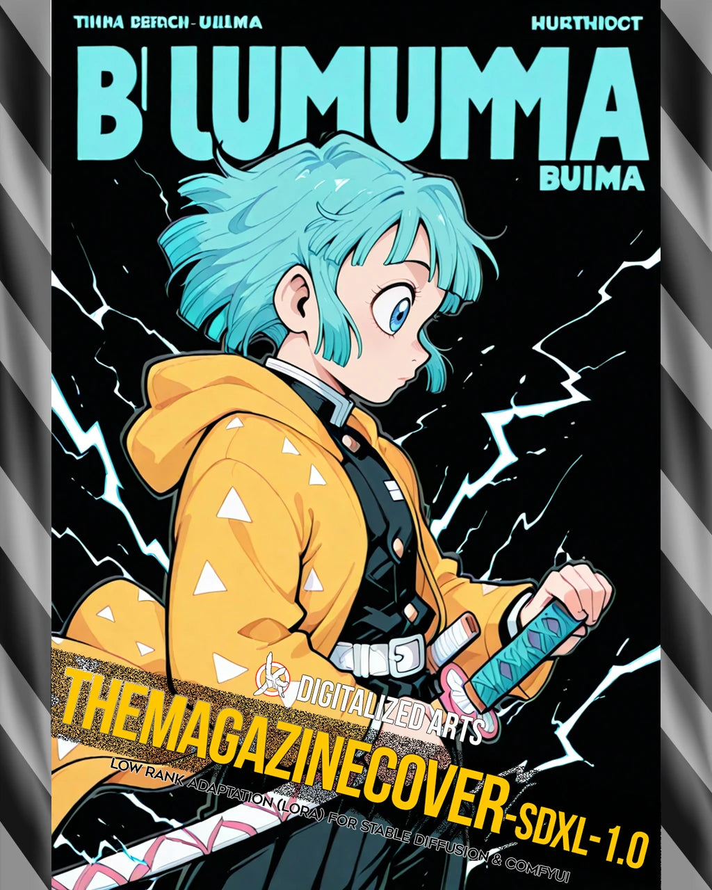 DigitalizedArts MagazineCover - Urban Anime & Streetwear Poster LoRA