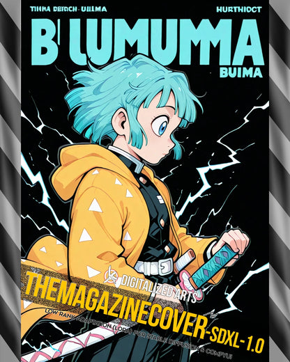 DigitalizedArts MagazineCover - Urban Anime & Streetwear Poster LoRA