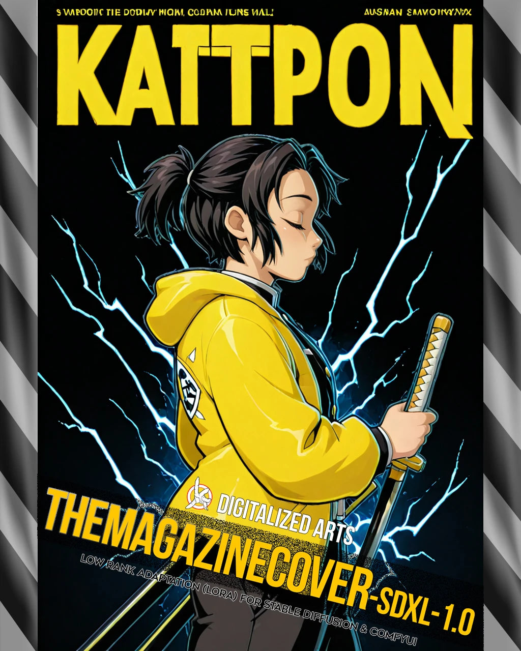 DigitalizedArts MagazineCover - Urban Anime & Streetwear Poster LoRA
