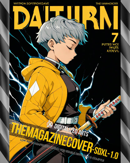 DigitalizedArts MagazineCover - Urban Anime & Streetwear Poster LoRA