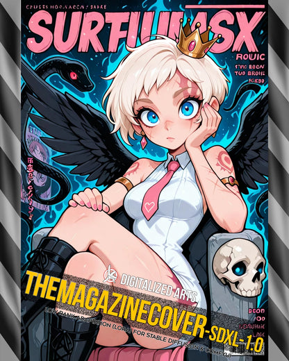DigitalizedArts MagazineCover - Urban Anime & Streetwear Poster LoRA