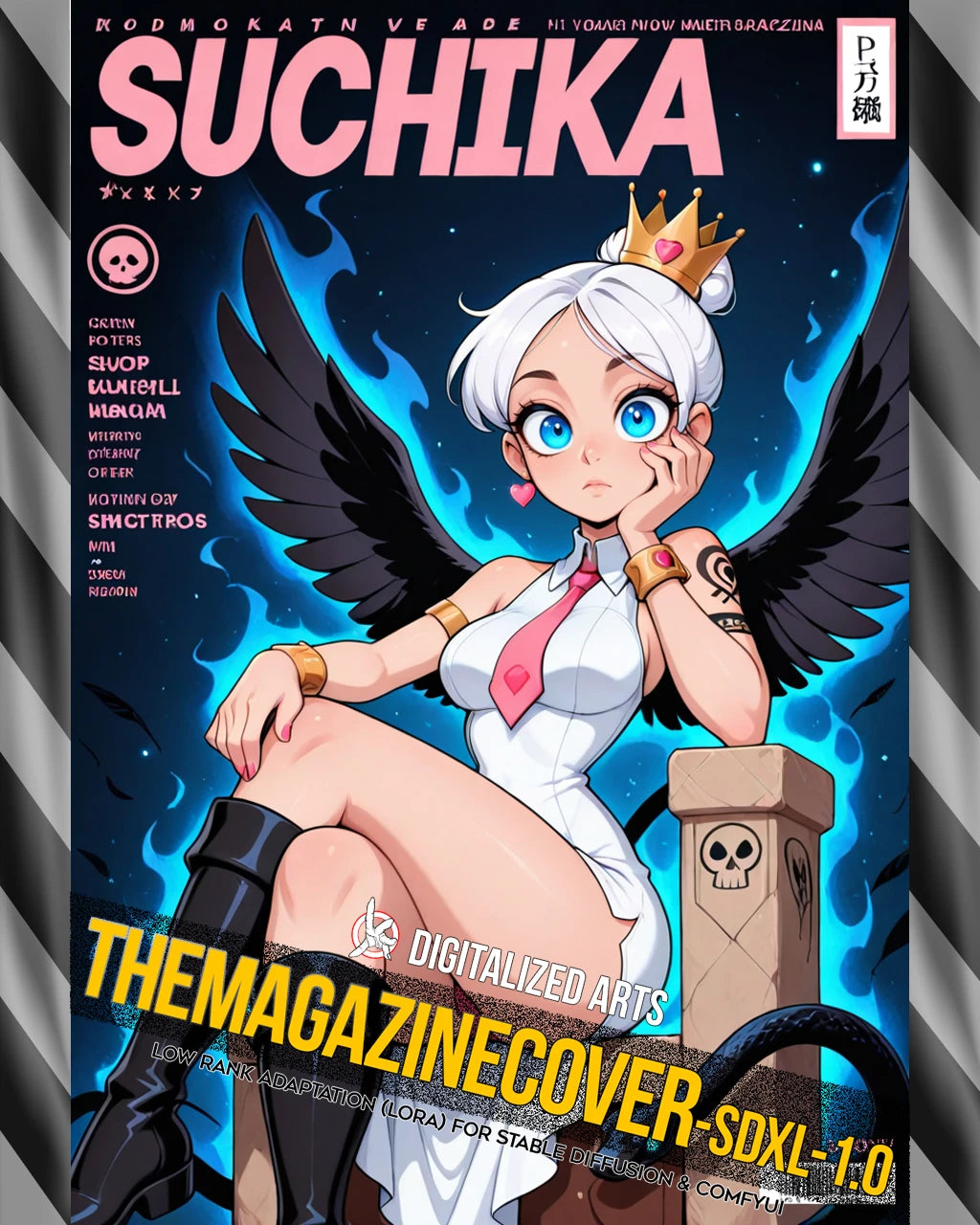 DigitalizedArts MagazineCover - Urban Anime & Streetwear Poster LoRA