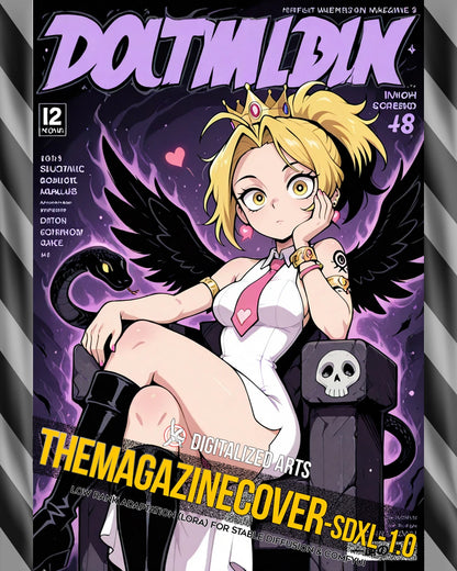 DigitalizedArts MagazineCover - Urban Anime & Streetwear Poster LoRA