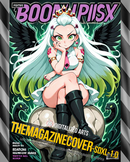 DigitalizedArts MagazineCover - Urban Anime & Streetwear Poster LoRA