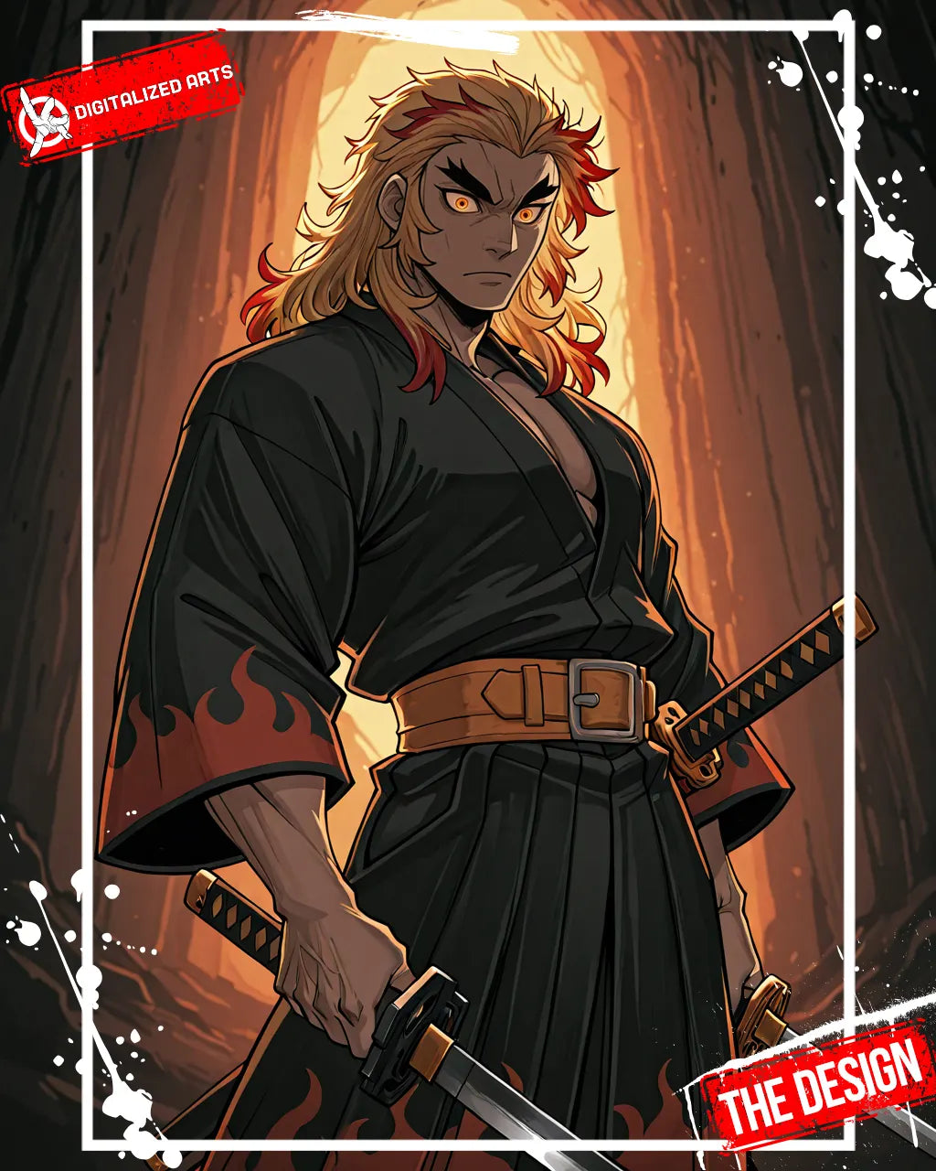 LoRA : NotRengo - Guerrier des Flammes Hyperréaliste Professionnel