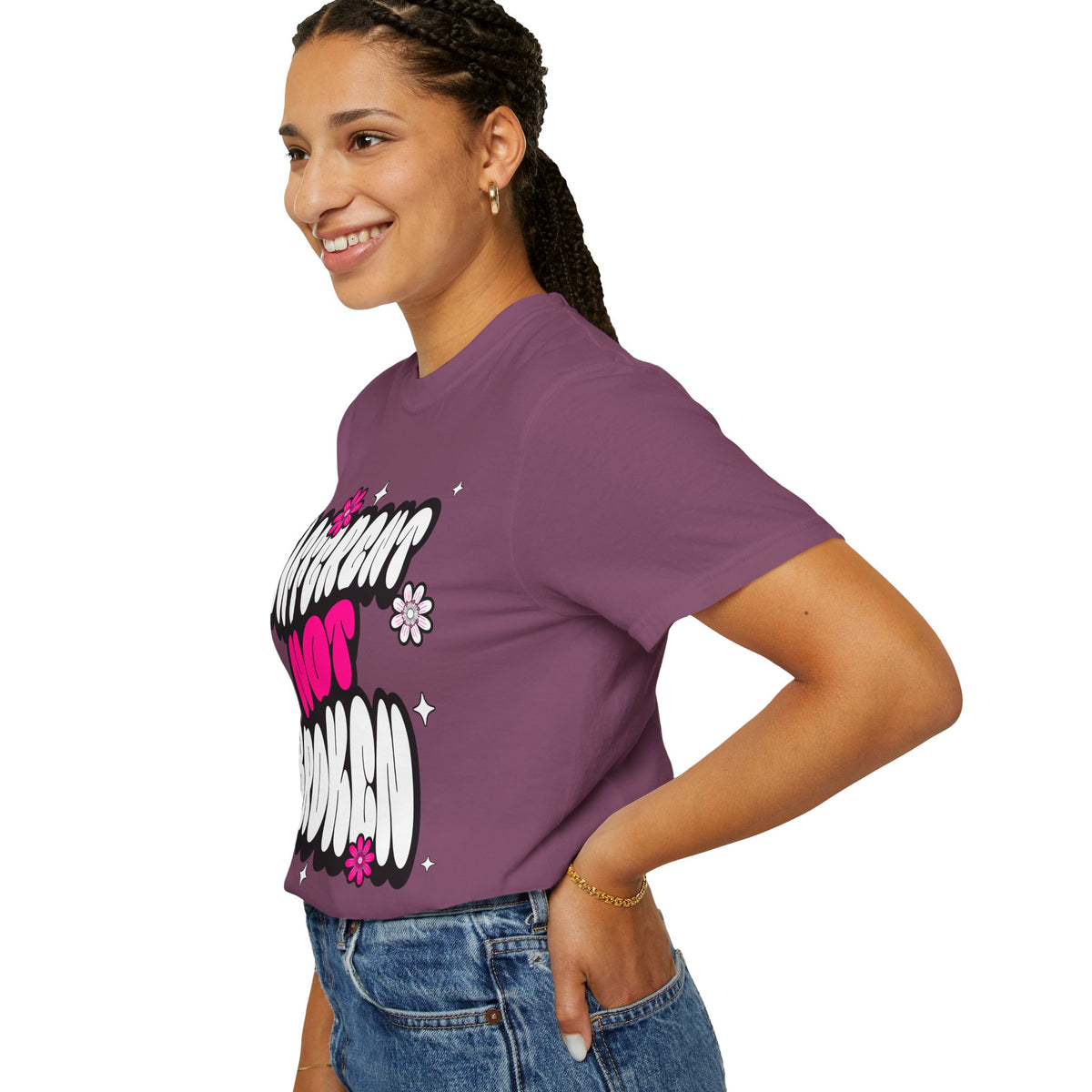 FPD - Different Not Broken Retro Groovy Shirt | Neurodiversity Acceptance & Mental Health Support Tee