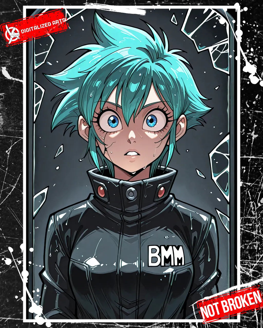 DANotBroken-1.0 - Shattered Glass Frame & Expressive Anime Portrait SDXL & Illustrious XL LoRA Suite