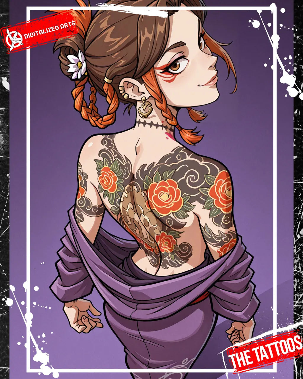 DATheTattooXL-1.0 - Full Back Japanese Irezumi & Stylized Anime Body Art SDXL & Illustrious XL LoRA Suite