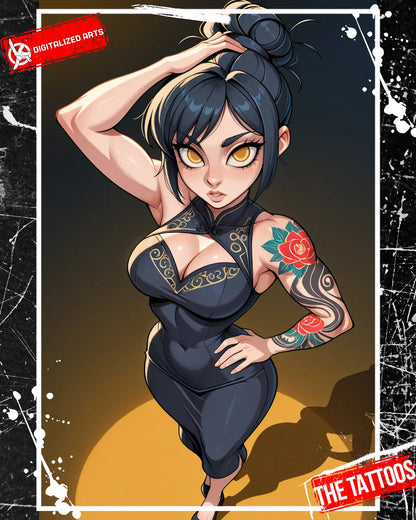 DATheTattooXL-1.0 - Full Back Japanese Irezumi & Stylized Anime Body Art SDXL & Illustrious XL LoRA Suite