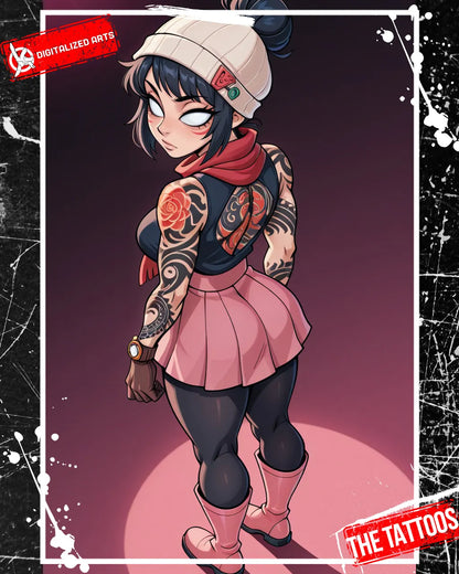 DATheTattooXL-1.0 - Full Back Japanese Irezumi & Stylized Anime Body Art SDXL & Illustrious XL LoRA Suite