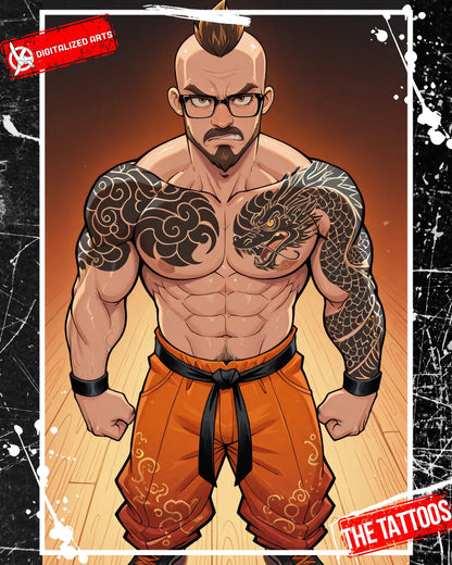 DATheTattooXL-1.0 - Full Back Japanese Irezumi & Stylized Anime Body Art SDXL & Illustrious XL LoRA Suite