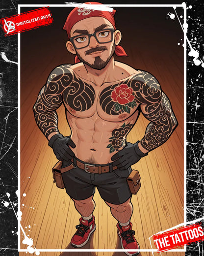 DATheTattooXL-1.0 - Full Back Japanese Irezumi & Stylized Anime Body Art SDXL & Illustrious XL LoRA Suite