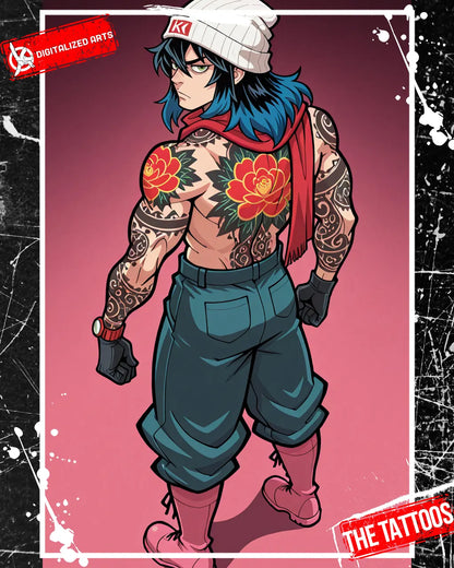 DATheTattooXL-1.0 - Full Back Japanese Irezumi & Stylized Anime Body Art SDXL & Illustrious XL LoRA Suite