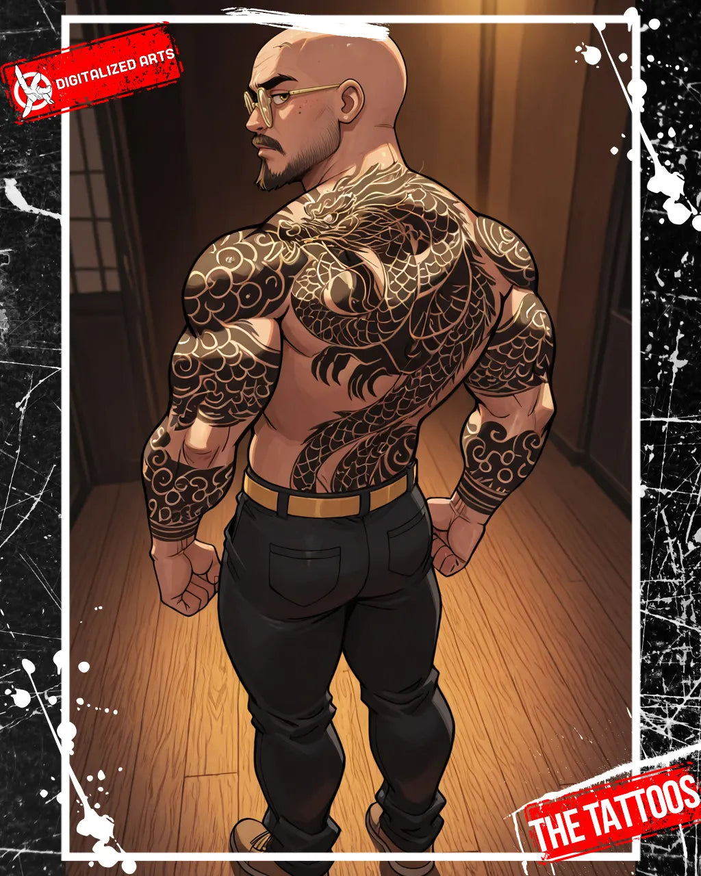 DATheTattooXL-1.0 - Full Back Japanese Irezumi & Stylized Anime Body Art SDXL & Illustrious XL LoRA Suite