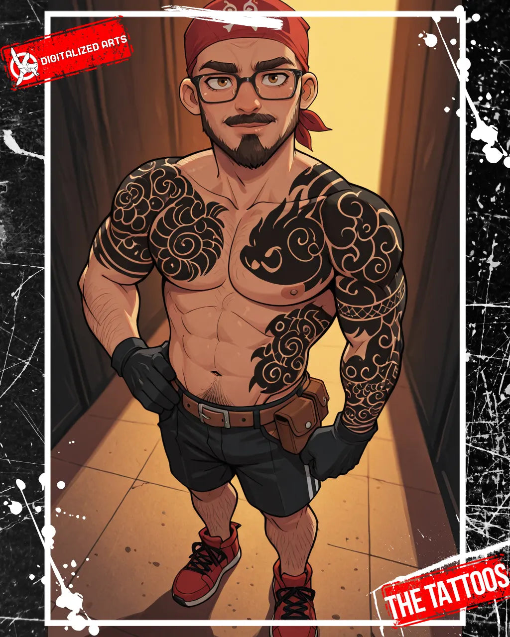 DATheTattooXL-1.0 - Full Back Japanese Irezumi & Stylized Anime Body Art SDXL & Illustrious XL LoRA Suite