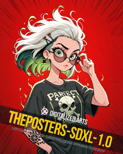 DAPostersXL - Ultimate Graphic Poster & Anime Aesthetic LoRA Suite (v1.0 - v7.0)