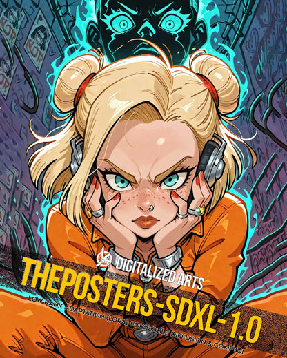 DAPostersXL - Ultimate Graphic Poster & Anime Aesthetic LoRA Suite (v1.0 - v7.0)