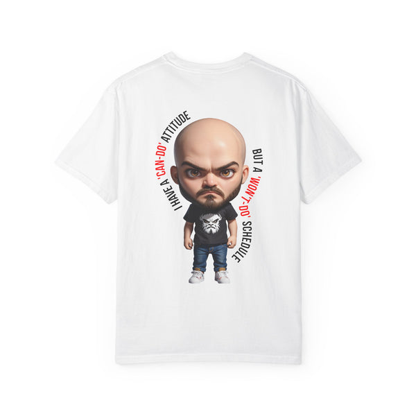 Corporate Damage™ - BPD - Funny Office Humor T-Shirt | Can-Do Attitude Won't-Do Schedule Graphic Tee | Sarcastic Workplace Procrastination Shirt