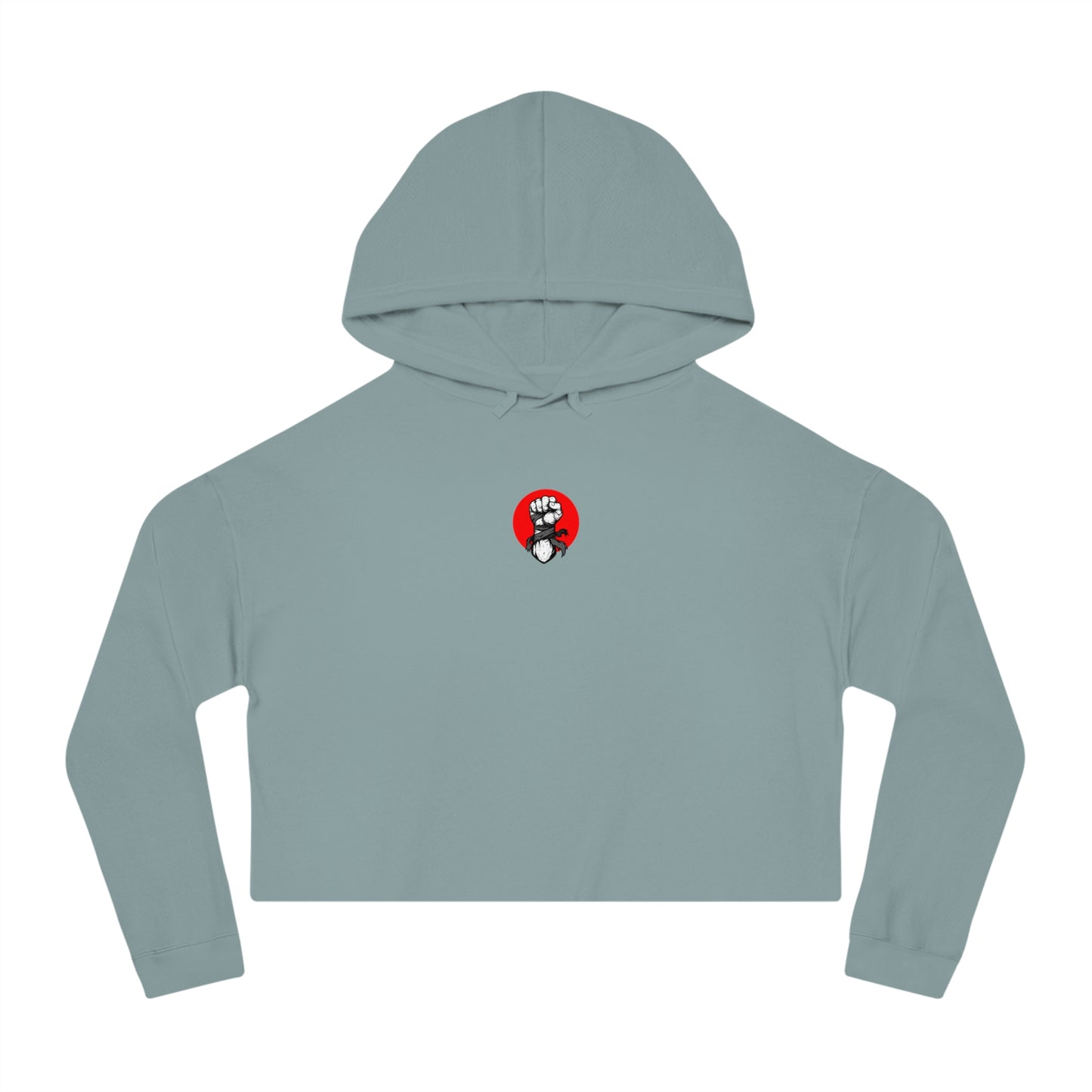 Fighter Survivor Still Here Cropped Hoodie – Women’s Mental Health Awareness Sweatshirt