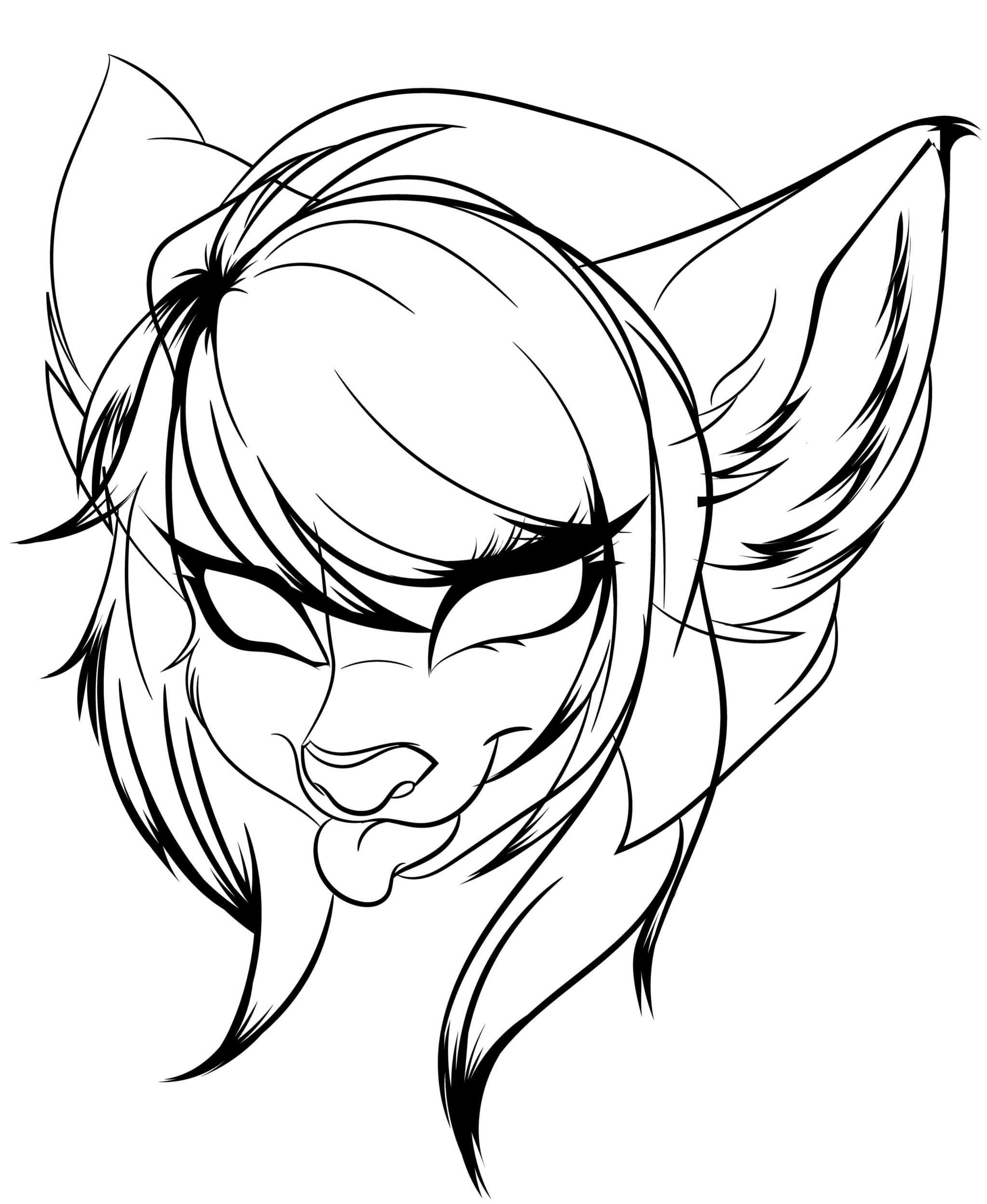 Line Art Furry Collection – Minimalist Furry Character Sketches ...